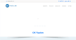 Desktop Screenshot of ckyazilim.com