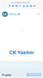 Mobile Screenshot of ckyazilim.com