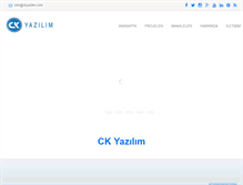 Tablet Screenshot of ckyazilim.com
